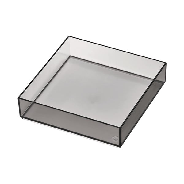 Matně černý koupelnový organizér na kosmetiku z recyklovaného plastu – iDesign-image-2