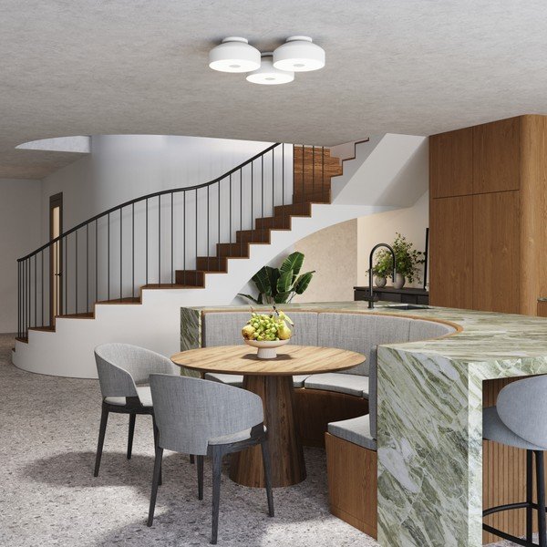 Bílé stropní svítidlo Omiq – Sollux-image-3