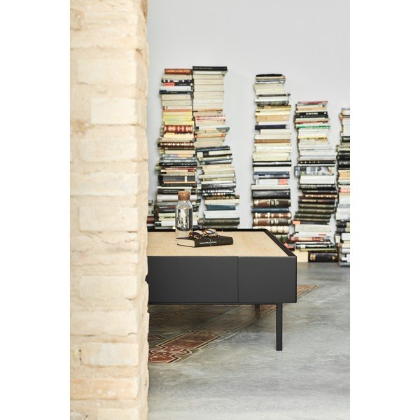 Černý konferenční stolek Teulat Arista-image-2