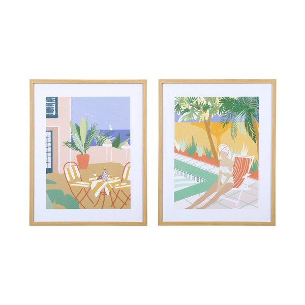 Sada plakátů v rámu 2 ks 42x52 cm Gallery – Sema