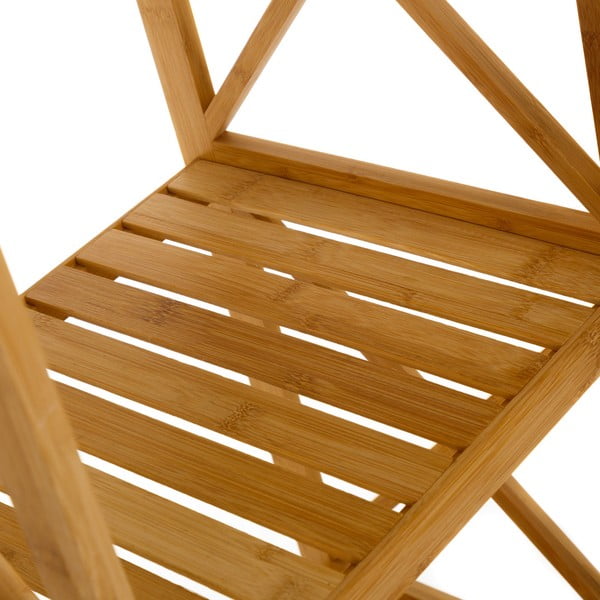 Bambusový koupelnový regál v přírodní barvě 33x119 cm – Casa Selección-image-1