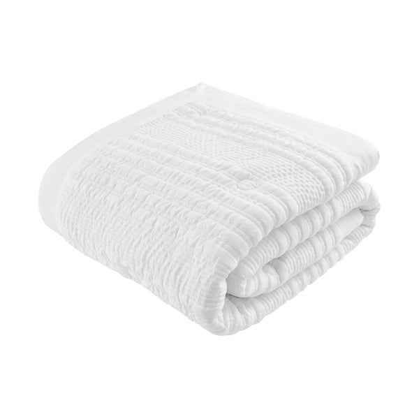 Bílý prošívaný přehoz na dvoulůžko 220x220 cm Lennon Stripe – Catherine Lansfield-image-2