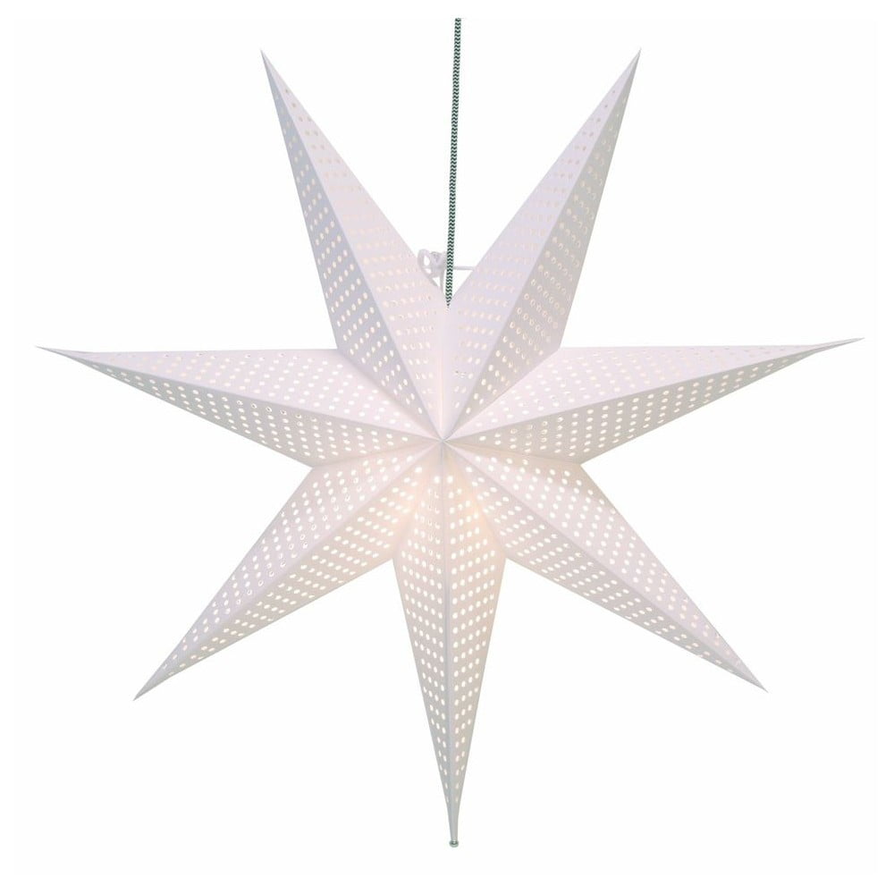 Závěsná svítící hvězda Huss White, 60 cm