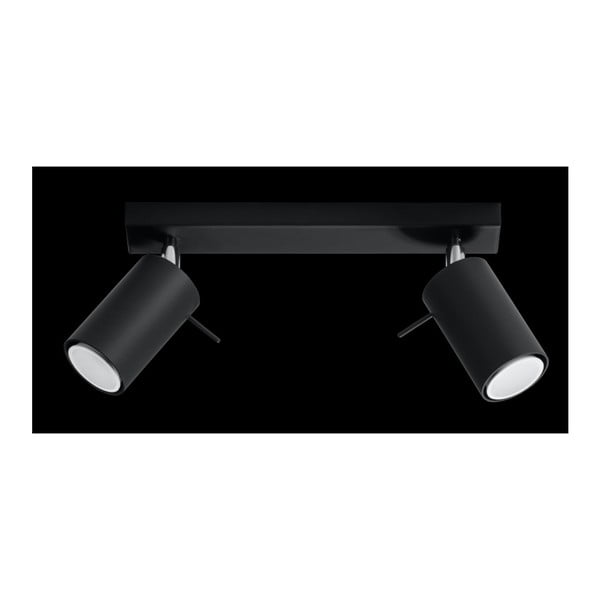 Černé bodové svítidlo 8x30 cm Etna – Sollux-image-4