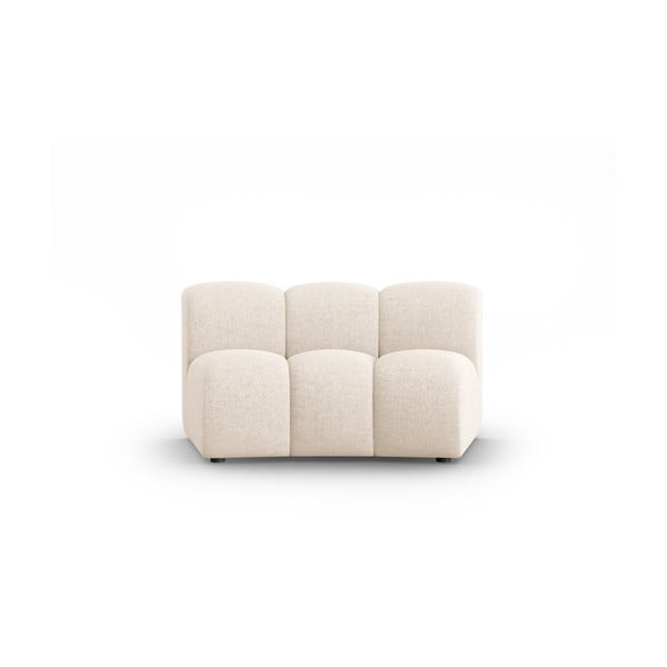 Krémový modul pohovky (středový díl) Lupine – Micadoni Home