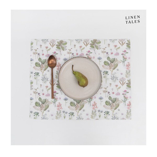 Látkové prostírání 35x45 cm White Botany – Linen Tales-image-1