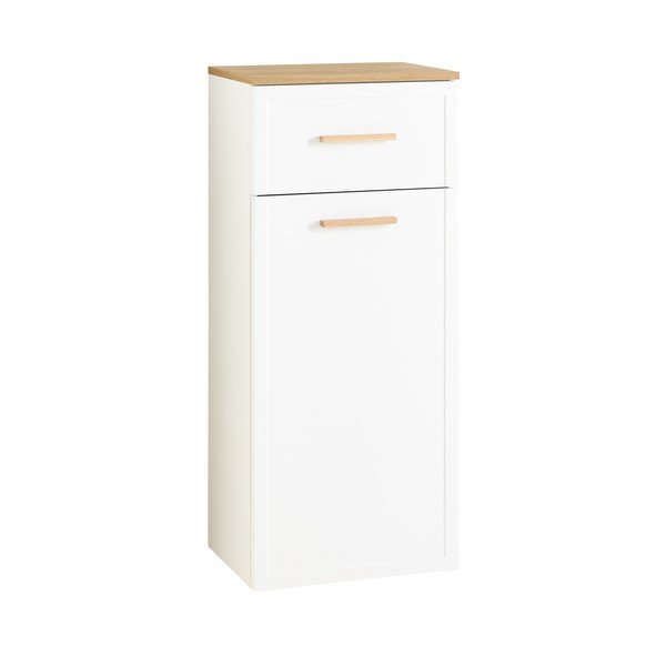 Bílá nízká/závěsná koupelnová skříňka 104x45 cm Quickset 383 – Pelipal