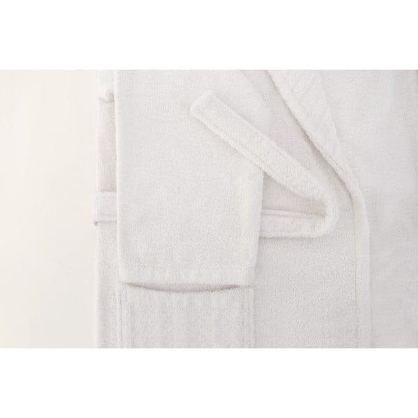 Bílý bavlněný župan velikost L/XL - Foutastic-image-4