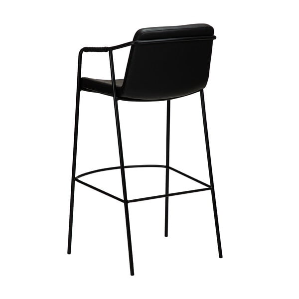 Černá barová židle z imitace kůže DAN-FORM Denmark Boto, výška 105 cm-image-3
