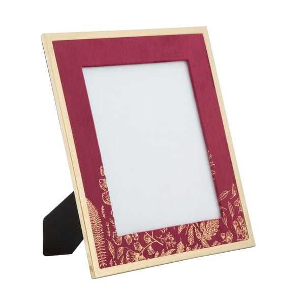Vínově červený stolní fotorámeček Mauro Ferretti Glam, 20 x 25 cm