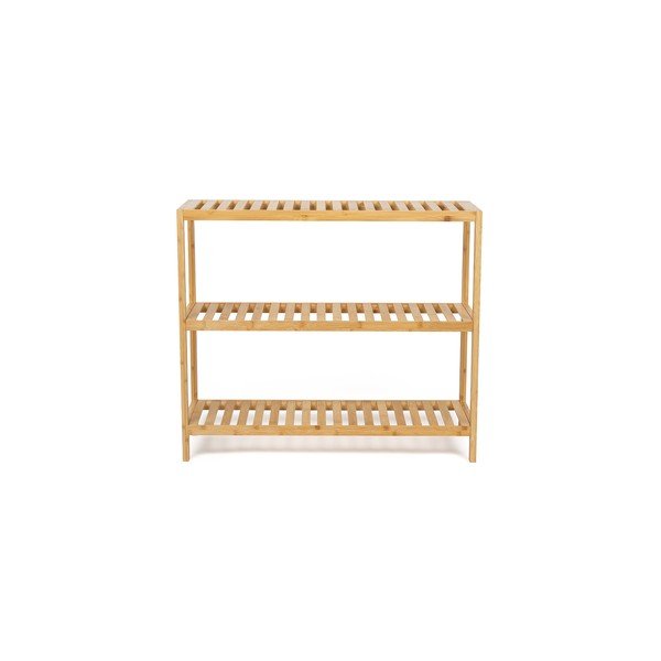 Bambusový koupelnový regál v přírodní barvě 69x60 cm Skaren – Bonami Essentials-image-2