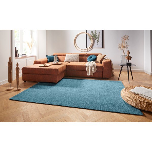Tmavě modrý koberec Mint Rugs Supersoft, 200 x 290 cm-image-1