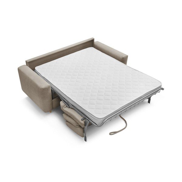 Taupe pohovka na každodenní spaní/rozkládací 220 cm Cocoone – Bobochic Paris-image-3