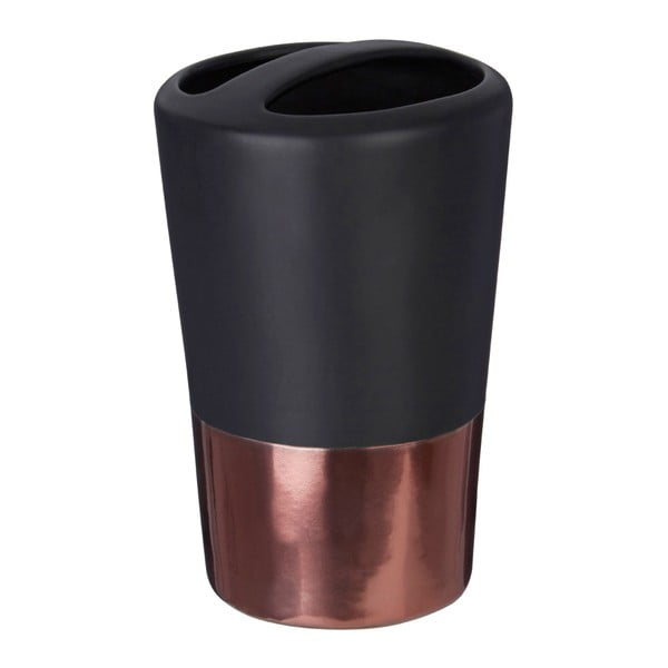 Černý kelímek na zubní kartáčky Premier Housewares Alpha