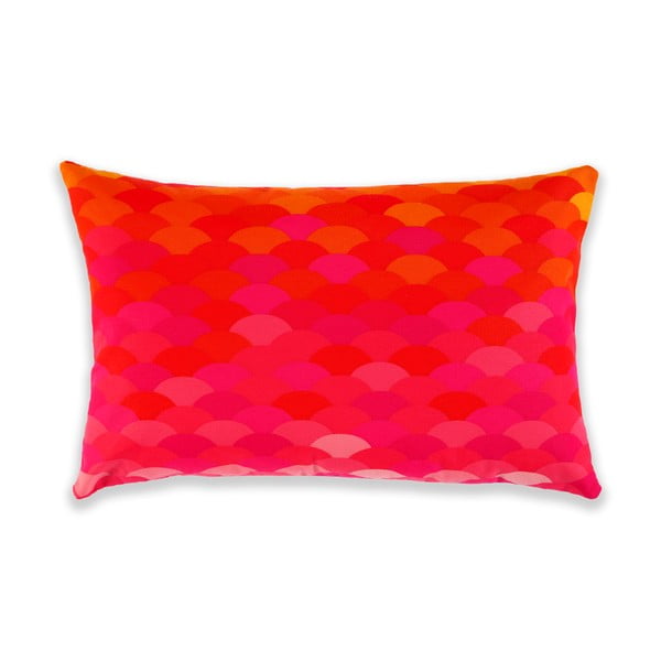 Polštář Waves Orange/Pink, 60x40 cm