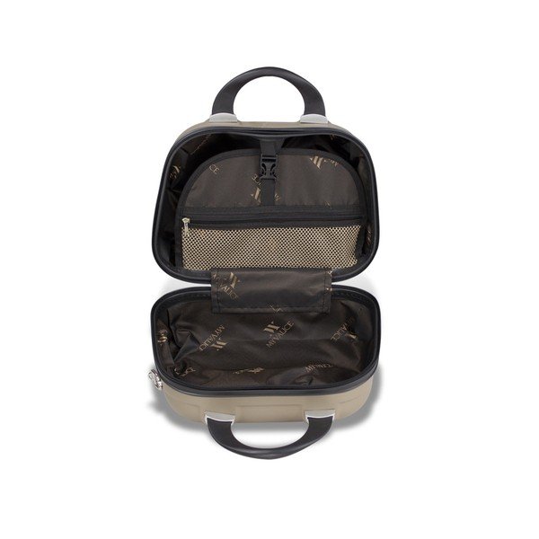 Dámský příruční cestovní kufřík ve zlaté barvě My Valice SMART BAG RESSNO Make Up & Hand Suitcase-image-3