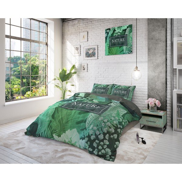 Bavlněné povlečení na jednolůžko Pure Cotton Organic Nature, 140 x 200/220 cm-image-3
