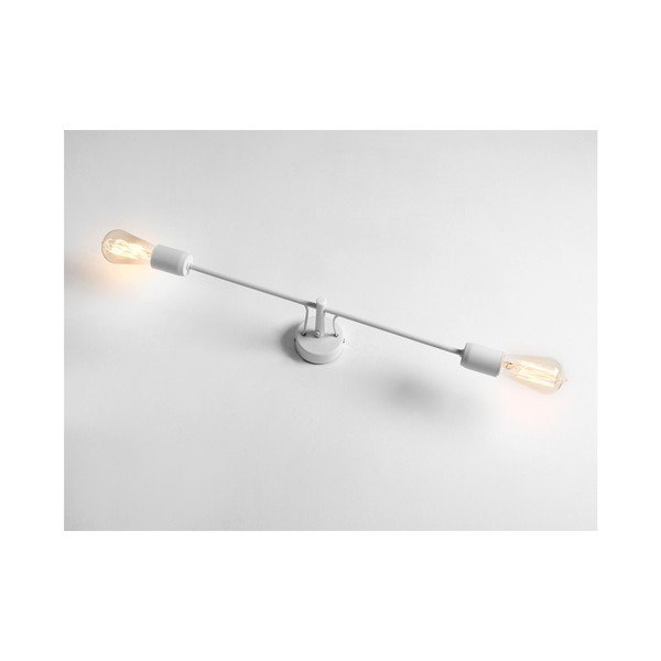 Bílá nástěnná lampa pro 2 žárovky Custom Form Twigo, šířka 60 cm-image-2