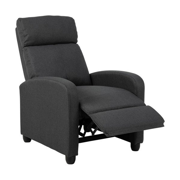 Antracitové relaxační křeslo Siom – Actona-image-3