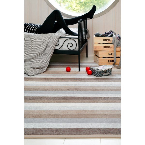 Šedo-hnědý dětský koberec 230x160 cm Pallika - Narma-image-3