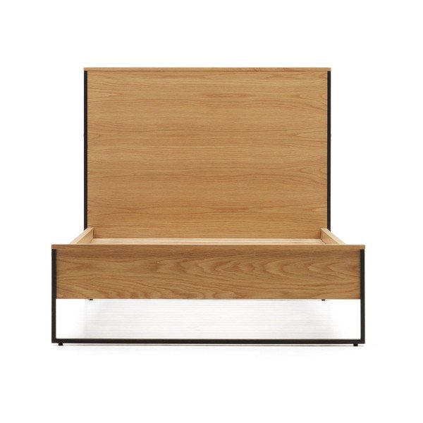 Jednolůžková postel s roštem v přírodní barvě 90x190 cm Taiana – Kave Home-image-2