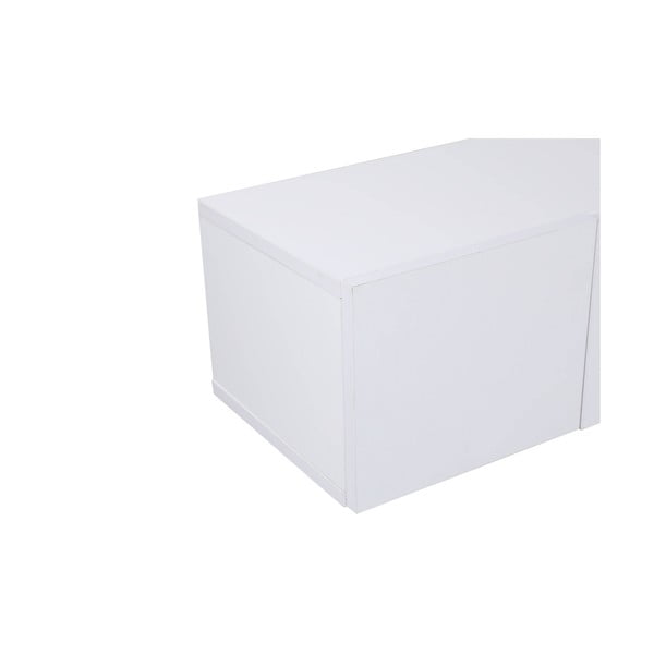 Bílý TV stolek 180x30x25 cm Wagna – Kalune Design-image-3