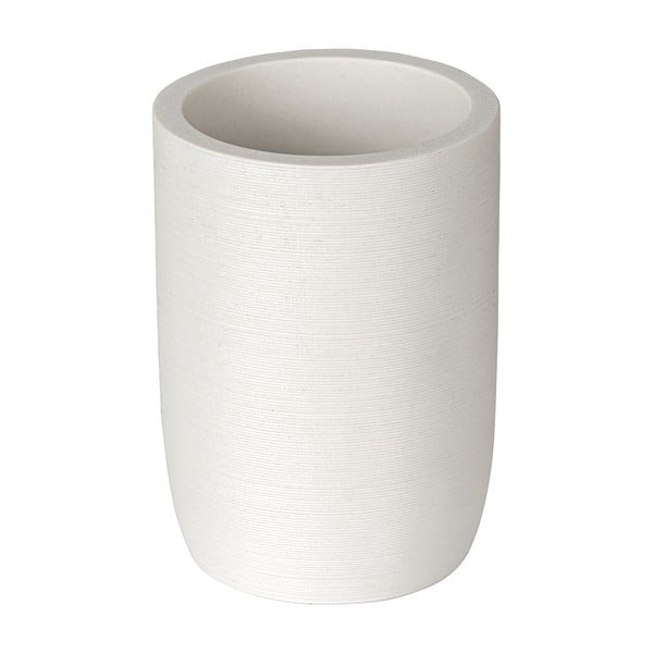 Bílý kelímek na zubní kartáčky z polyresinu Altavalle – Wenko