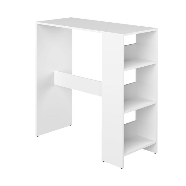 Bílý barový stůl 94x40 cm Gavarnie - TemaHome-image-2