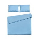 Blankytně modré bavlněné povlečení na dvoulůžko Bonami Selection, 200 x 220 cm