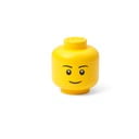 Žlutý úložný box LEGO® Boy, ø 10,6 cm