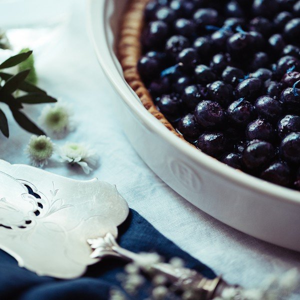 Kulatá forma na koláč v barvě slonové kosti Emile Henry Patisserie, 1,5 l-image-2