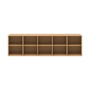 Závěsná knihovna v dekoru dubu v přírodní barvě 220x61 cm Mistral – Hammel Furniture