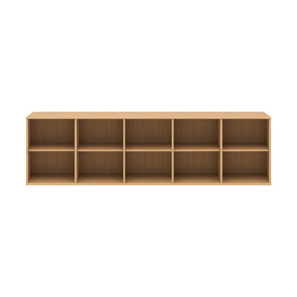Závěsná knihovna v dekoru dubu v přírodní barvě 220x61 cm Mistral – Hammel Furniture