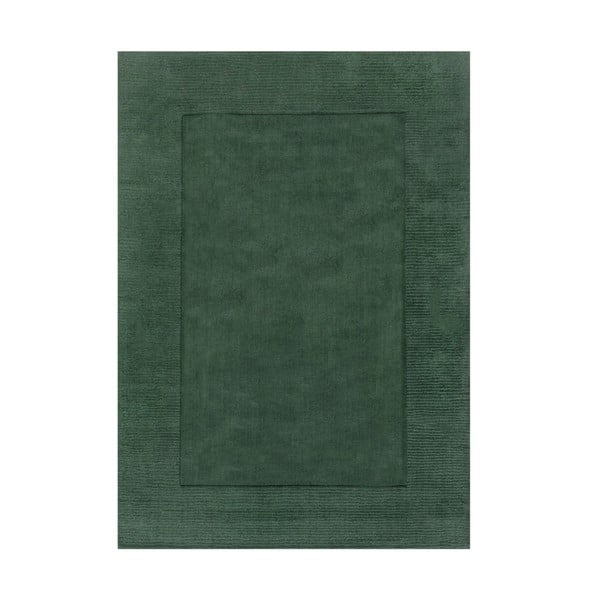 Tmavě zelený vlněný koberec Flair Rugs Siena, 160 x 230 cm