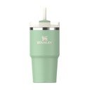 Šalvějově zelená termoska s brčkem z nerezové oceli 600 ml Quencher H2.0 FlowState Tumbler Pistachio – Stanley