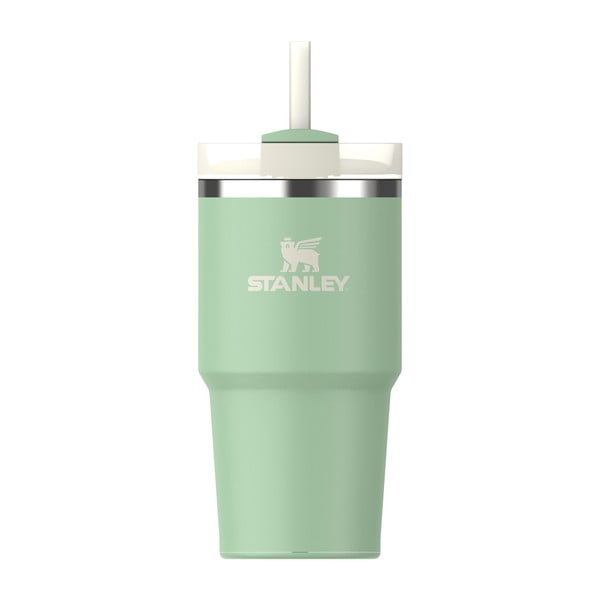 Šalvějově zelená termoska s brčkem z nerezové oceli 600 ml Quencher H2.0 FlowState Tumbler Pistachio – Stanley