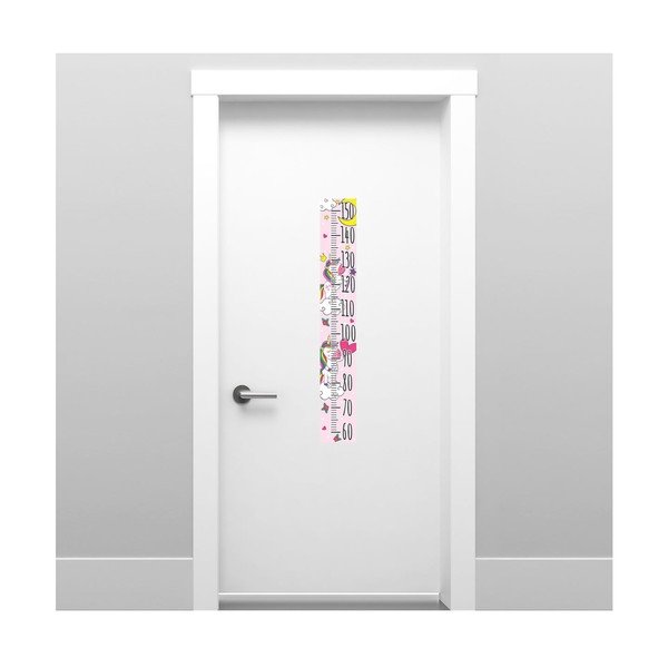 Dětská samolepka – metr na dveře nebo zeď 15x100 cm Unicorns – Ambiance-image-3