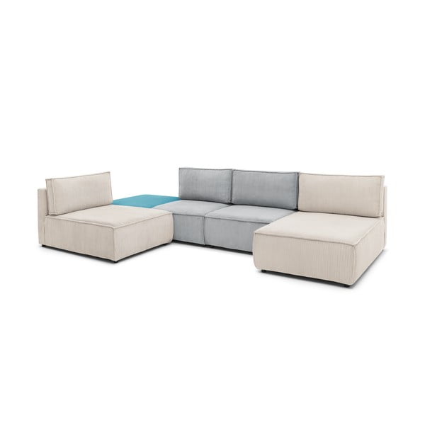 Variabilní manšestrová rohová pohovka Nihad modular – Bobochic Paris-image-4