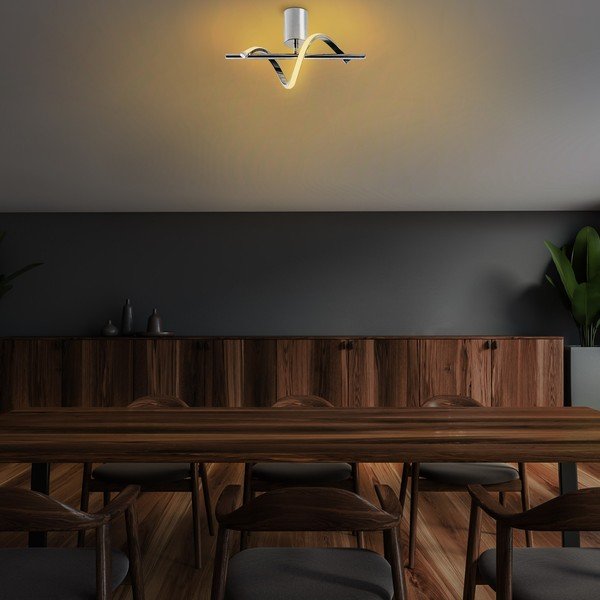 LED stropní svítidlo ve stříbrné barvě 7x41 cm Likma – Opviq lights-image-4