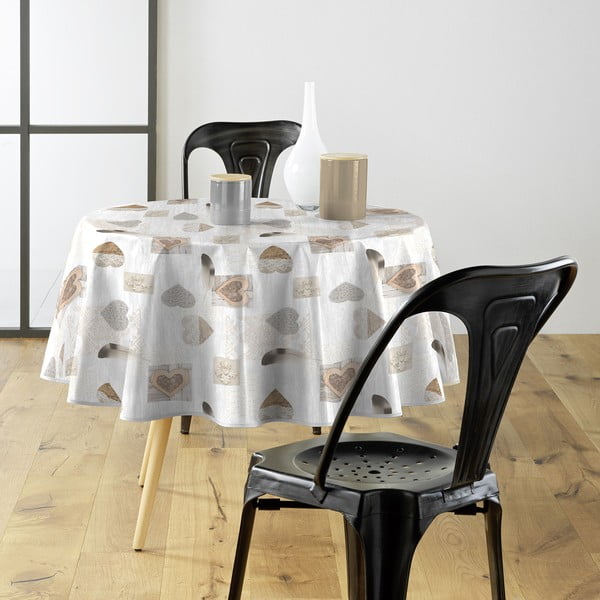 Omyvatelný ubrus ø 160 cm Delicia – douceur d'intérieur-image-2