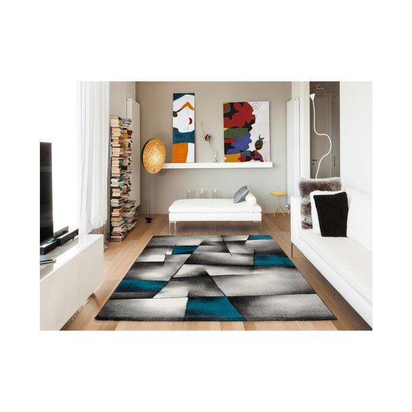 Modro-šedý koberec Universal Malmo, 160 x 230 cm-image-1