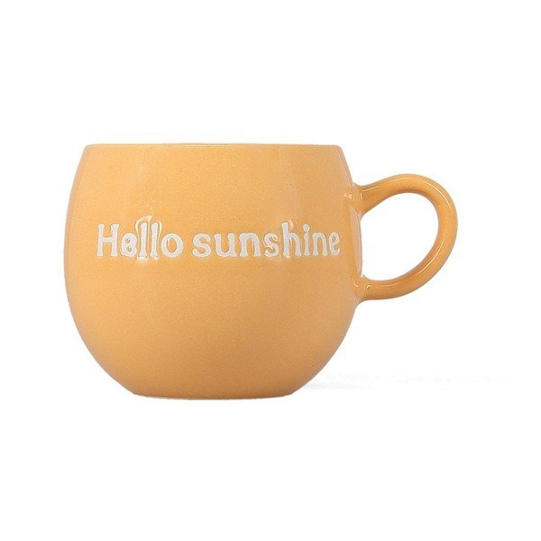 Oranžový kameninový hrnek 420 ml Muggies – Salt&Pepper