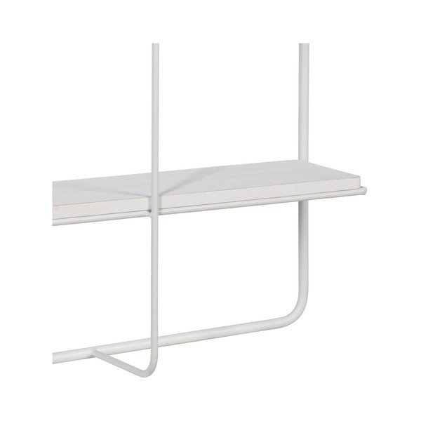 Bílá patrová kovová police 51 cm – Ixia-image-4