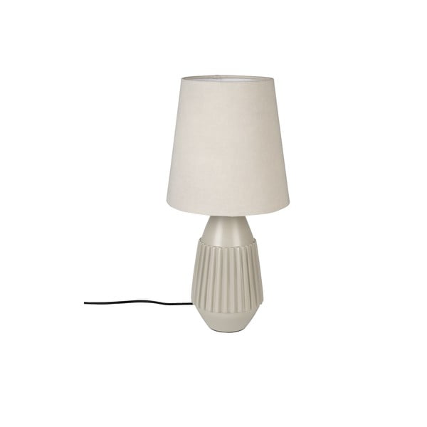 Béžová stolní lampa Aysa - White Label