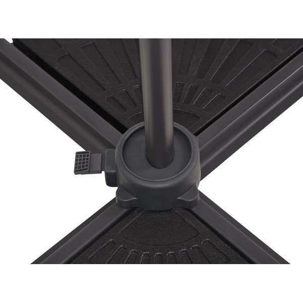 Šedý slunečník 300x300 cm Deluxe – Garden Pleasure-image-3