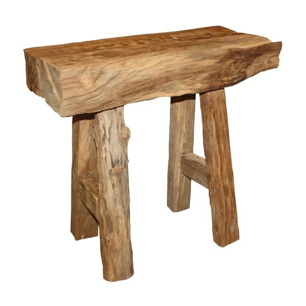 Stolička z neopracovaného teakového dřeva HSM collection Rustic