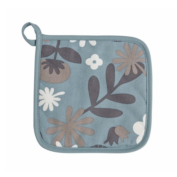 Modro-bílá chňapka ZicZac Floral