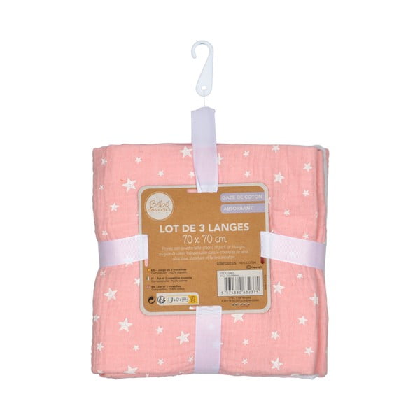 Mušelínové pleny 3 ks – Bébé Douceur-image-3