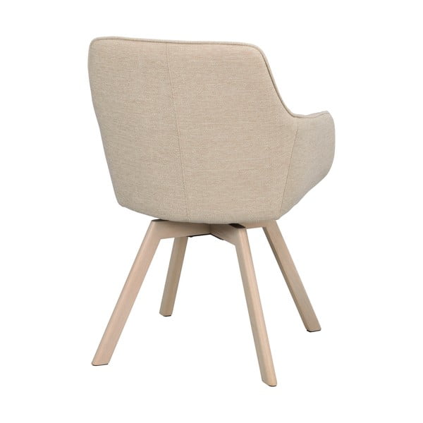 Béžová čalouněná jídelní křesla v sadě 2 ks Alison – Rowico-image-4