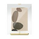 Skleněný stojací rámeček ve zlaté barvě 19x23 cm Flute – Umbra